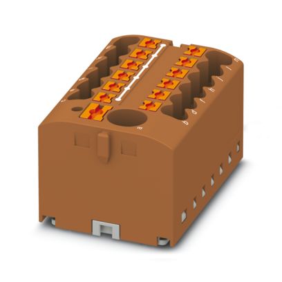 PTFIX 6/12X2,5 BN - Verteilerblock