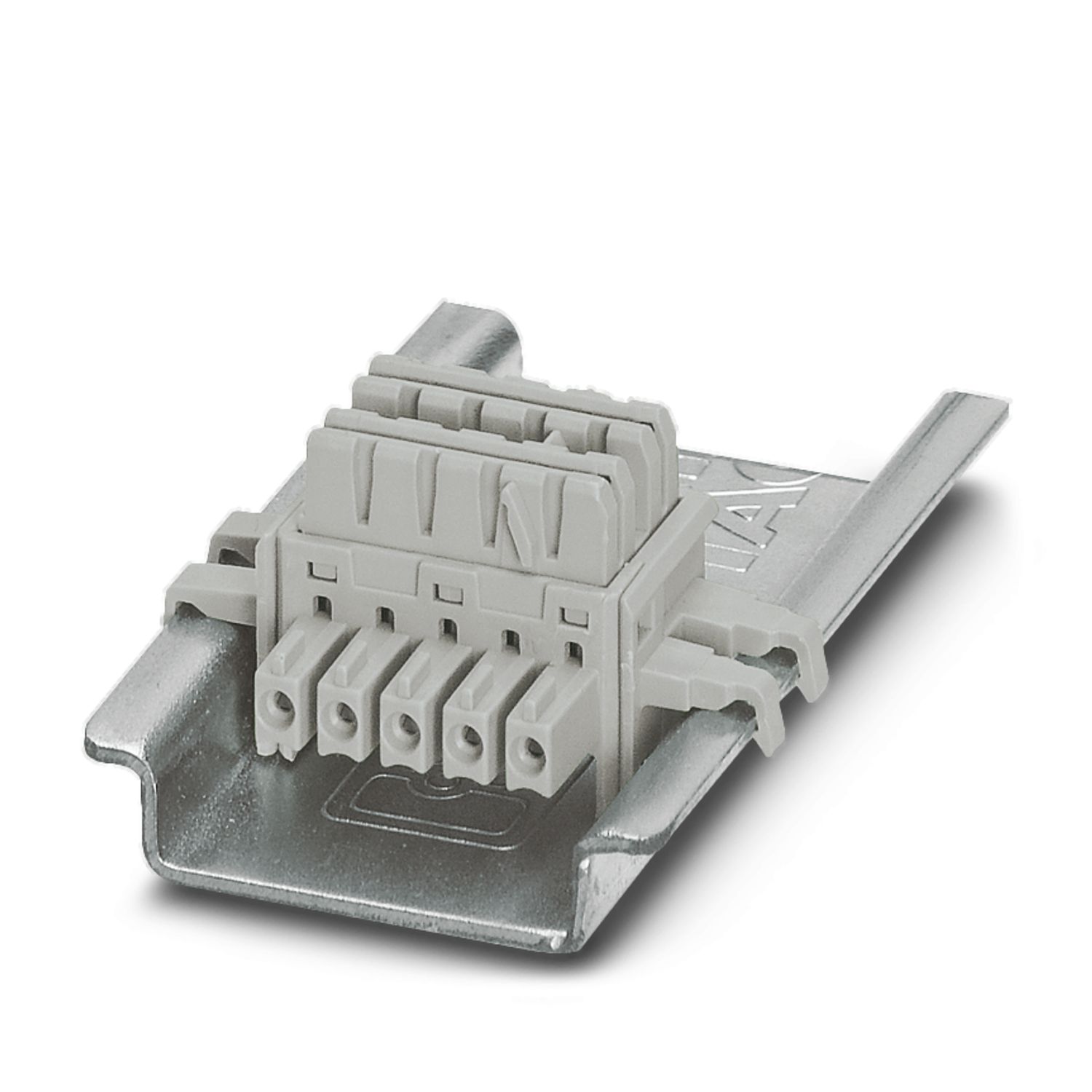 ME 6,2 TBUS-2 1,5/5-ST-3,81 GY - DIN rail bus connectors - 2695439 | Phoenix Contact ME 6,2 TBUS-2 1,5/5-ST-3,81 GY - DIN rail bus connectors - 2695439 | Phoenix Contact