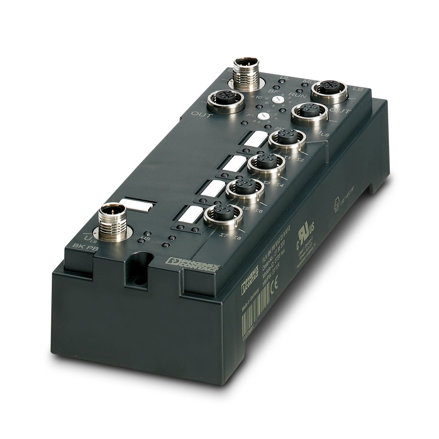 FLM BK PB M12 DI 8 M12-EF - Bus coupler - 2773377 | Phoenix FLM BK PB M12 DI 8 M12-EF - Bus coupler - 2773377 | Phoenix