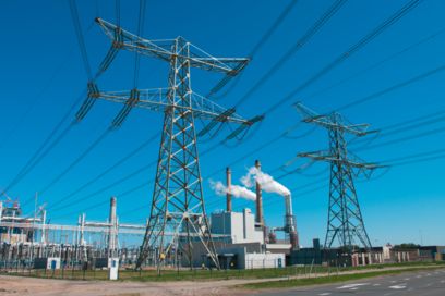 Power station and power line