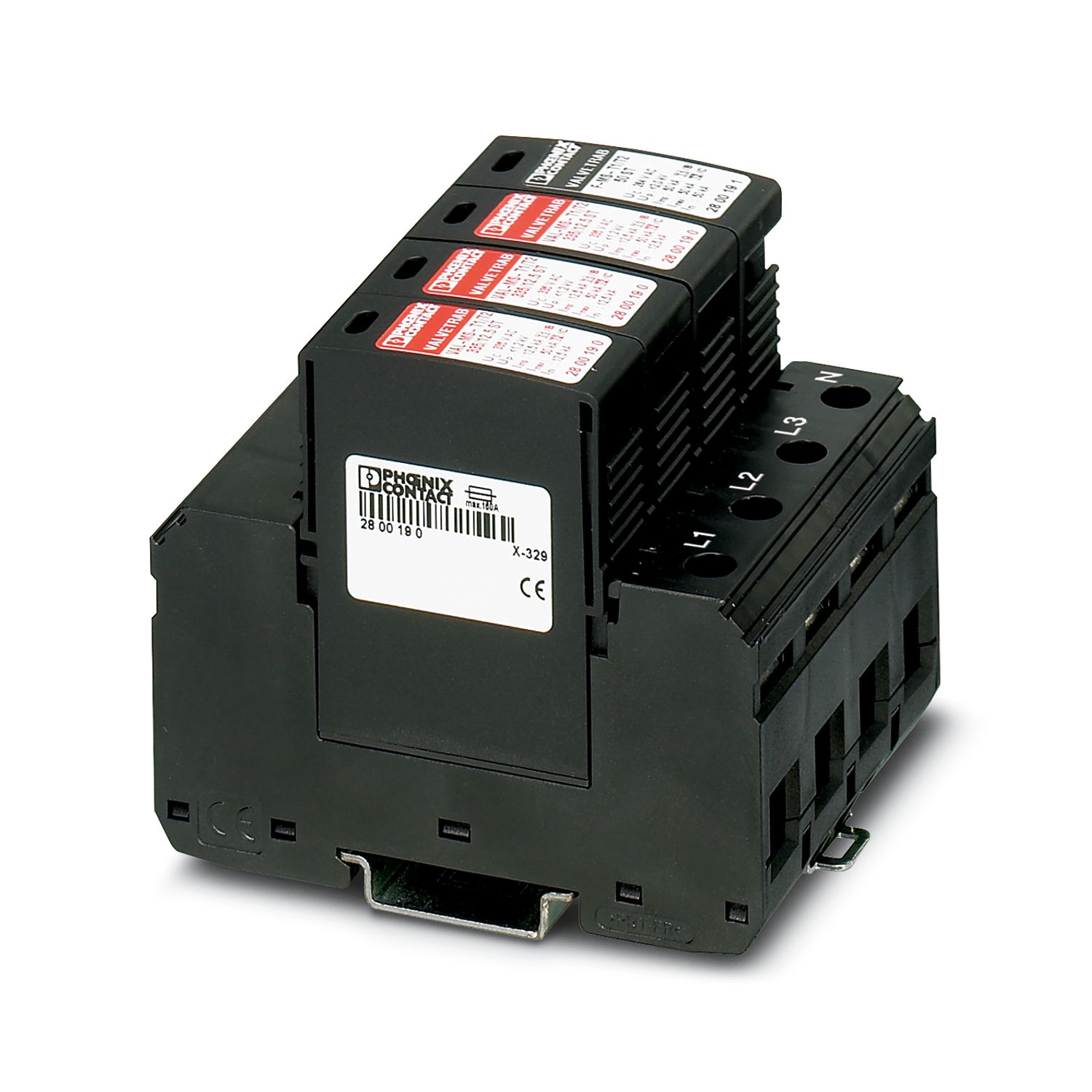 VAL-MS-T1/T2 335/12.5/3+1 - Lightning/surge arrester type 1 VAL-MS-T1/T2 335/12.5/3+1 - Lightning/surge arrester type 1