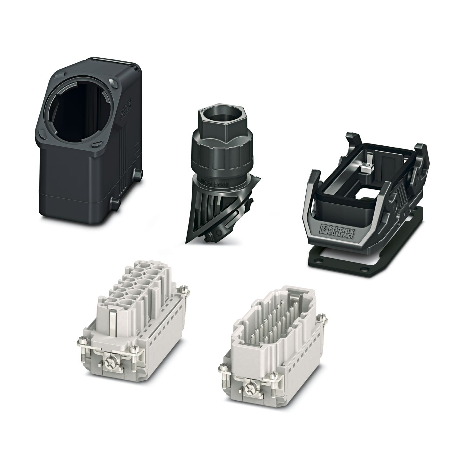 HC-EVO-B16PT-BWD-HH-M25-PLRBK - Connector set - 1407712 HC-EVO-B16PT-BWD-HH-M25-PLRBK - Connector set - 1407712