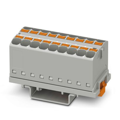 PTFIX 18X4-NS35 GY - Distribution block (3273570)
