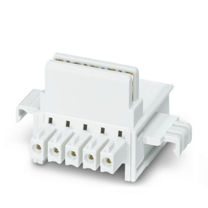 ME 22,5 TBUS 1,5/ 5-ST-3,81 KMGY - DIN rail bus connectors 