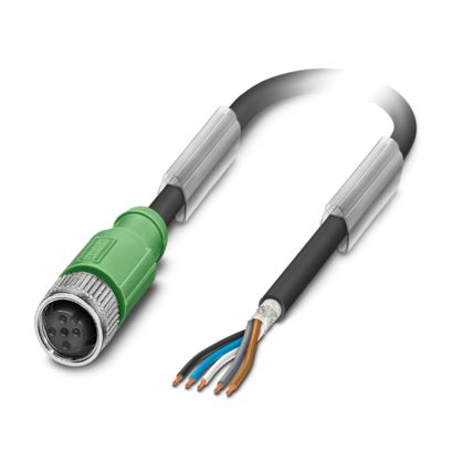 SAC-5P-10,0-PVC/M12FS SH VA - Sensor-/Aktor-Kabel