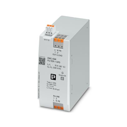 SFP2-1S-1-10A-230AC-PT - EMC filter surge protection device (1292414)
