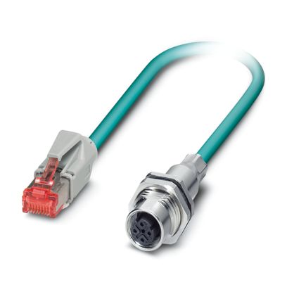 VS-M12FSBPS-IP20-93E-LI/5,0 - Network cable - 1404208 | Phoenix 