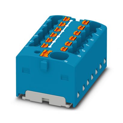 PTFIX 4/12X1,5 BU - Distribution block (1046962)