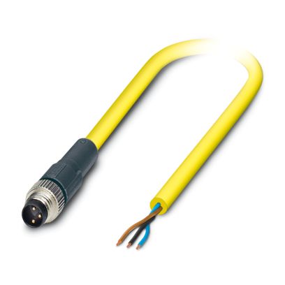 SAC-3P-M8MS/ 2,0-542 BK - Sensor/actuator cable - 1406281 SAC-3P-M8MS/ 2,0-542 BK - Sensor/actuator cable - 1406281