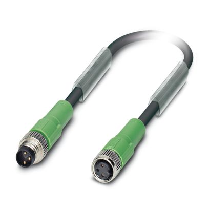 SAC-3P-M 8MS/ 5,0-PVC/M 8FS - Sensor/actuator cable - 1417496 