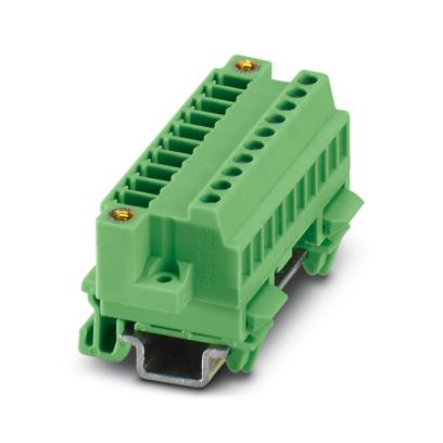 MCVK 1,5/10-GF-3,81 - Tragschienenstecker