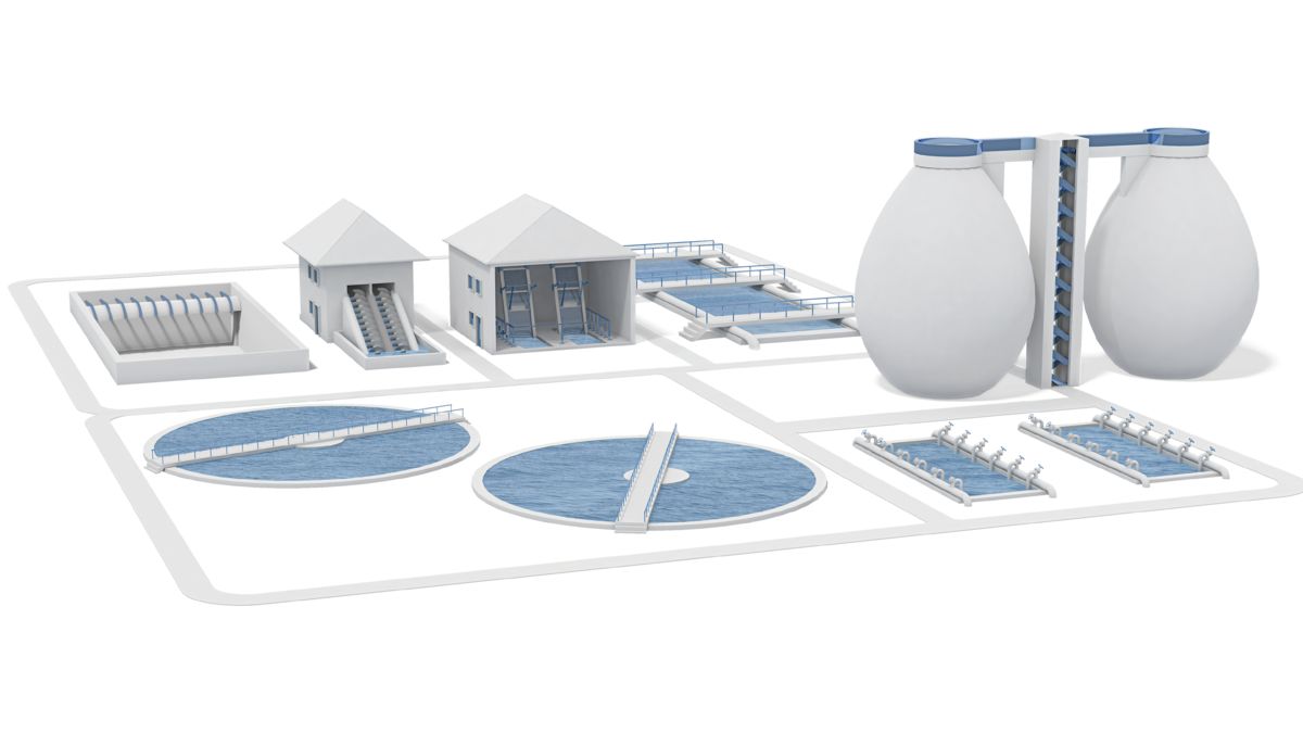 Interactive image map: Trades in wastewater treatment