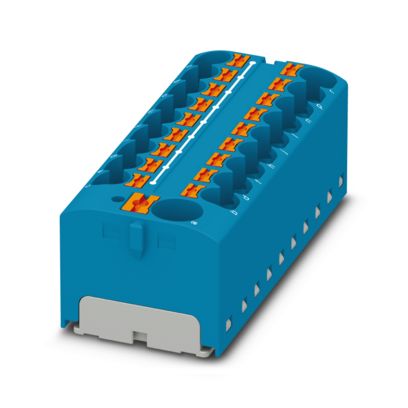 PTFIX 10/18X4 BU - Distribution block (3273902)