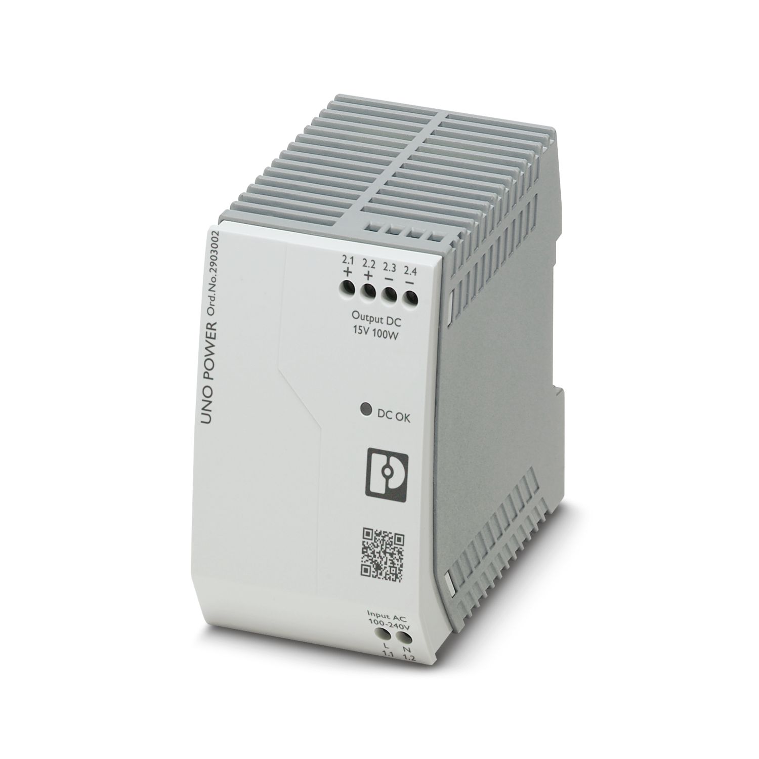 UNO-PS/1AC/15DC/100W - 電源 - 2903002 | Phoenix Contact UNO-PS/1AC/15DC/100W - 電源 - 2903002 | Phoenix Contact