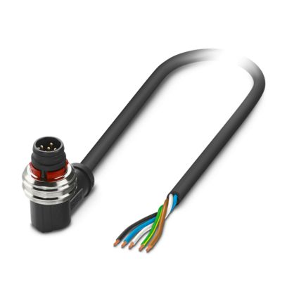 SAC-5P-P12MR/ 5,0-PUR - Sensor-/Aktor-Kabel