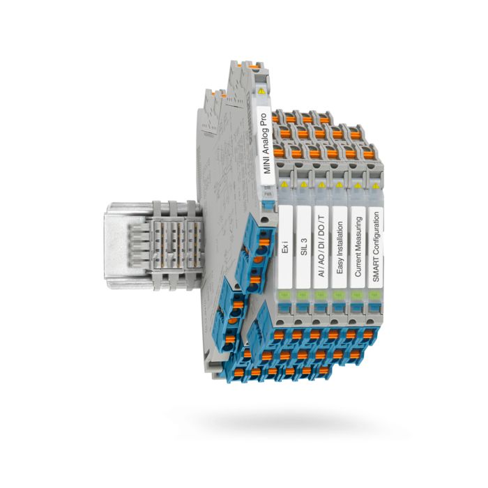 Amplificateurs-séparateurs et convertisseurs de mesure très compacts pour la protection anti-déflagration MINI Analog Pro sur rail DIN