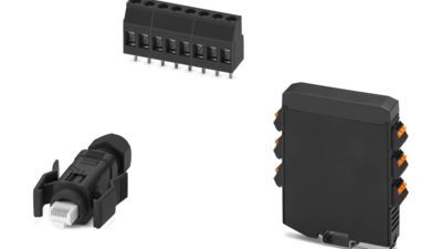 Bornas para placa de circuito impreso, conectores y cajas para electrónica de plásticos de origen biológico