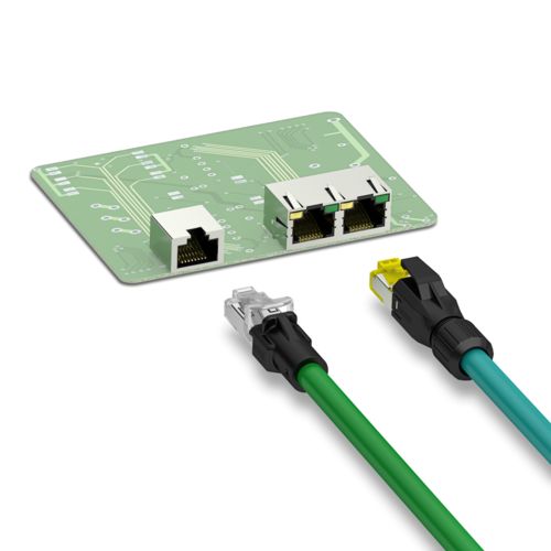 Conectori mamă RJ45 pentru circuite imprimante