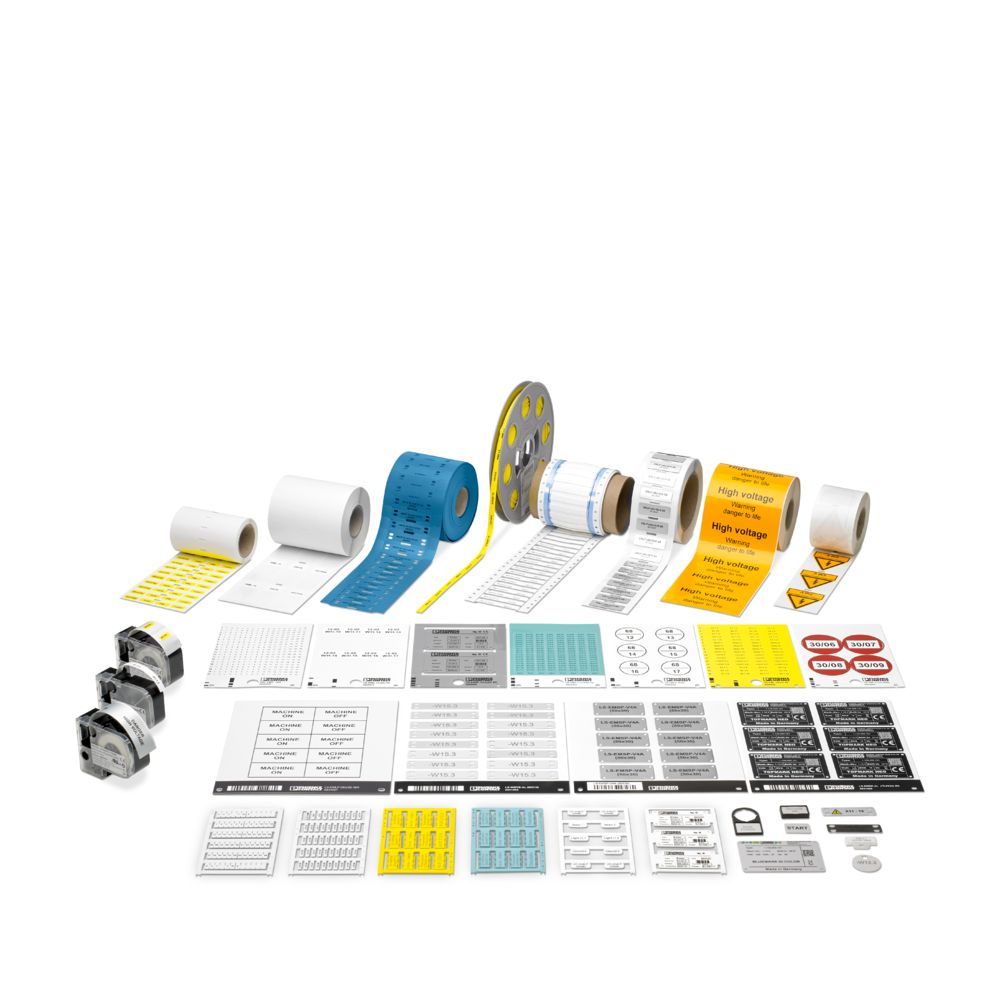 Material de rotulación para la identificación industrial