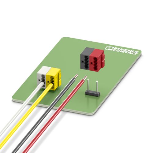 Connettori per circuiti stampati Push-in della serie PTS 0,5 per l'automazione KNX