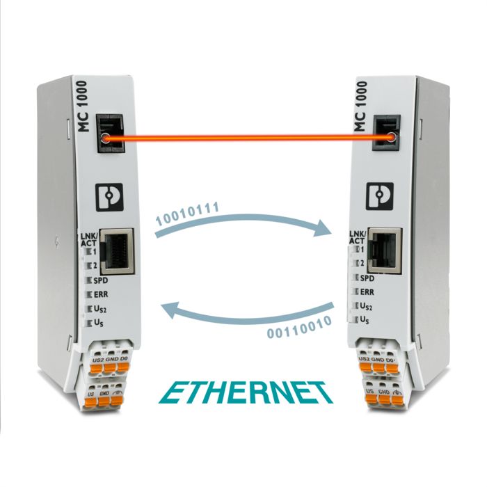 Convertisseurs de média avec interface WDM pour la transmission fibre unique