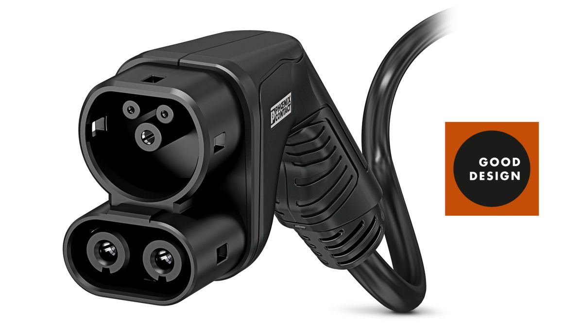 Interactive image map: Compact CCS charging connector for DC charging power up to 80 kW