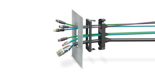 Static control cabinet connection