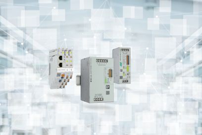 Communicative 24 V supply system