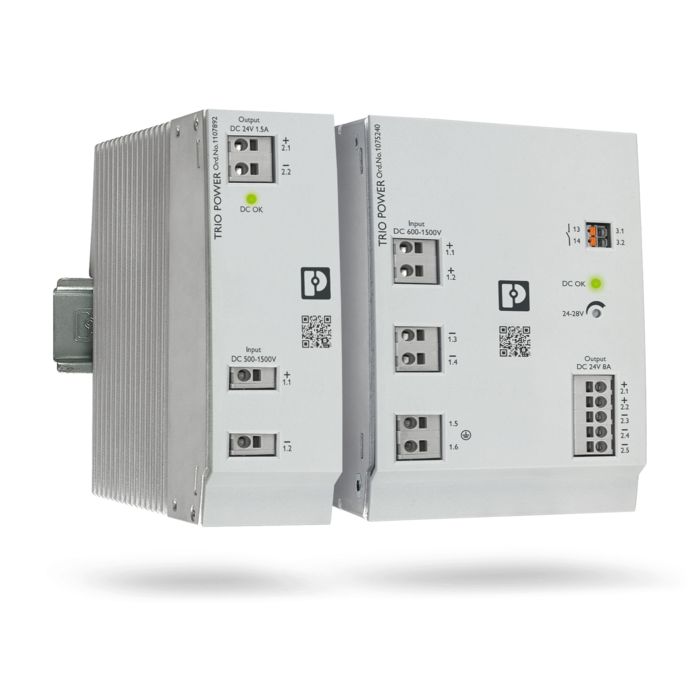 1,500 V DC의 TRIO DC/DC 컨버터