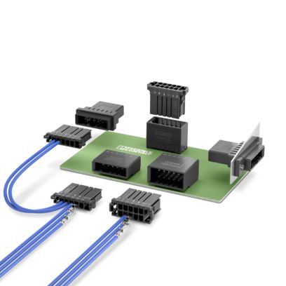 Wire-to-board connectors for assemblies
