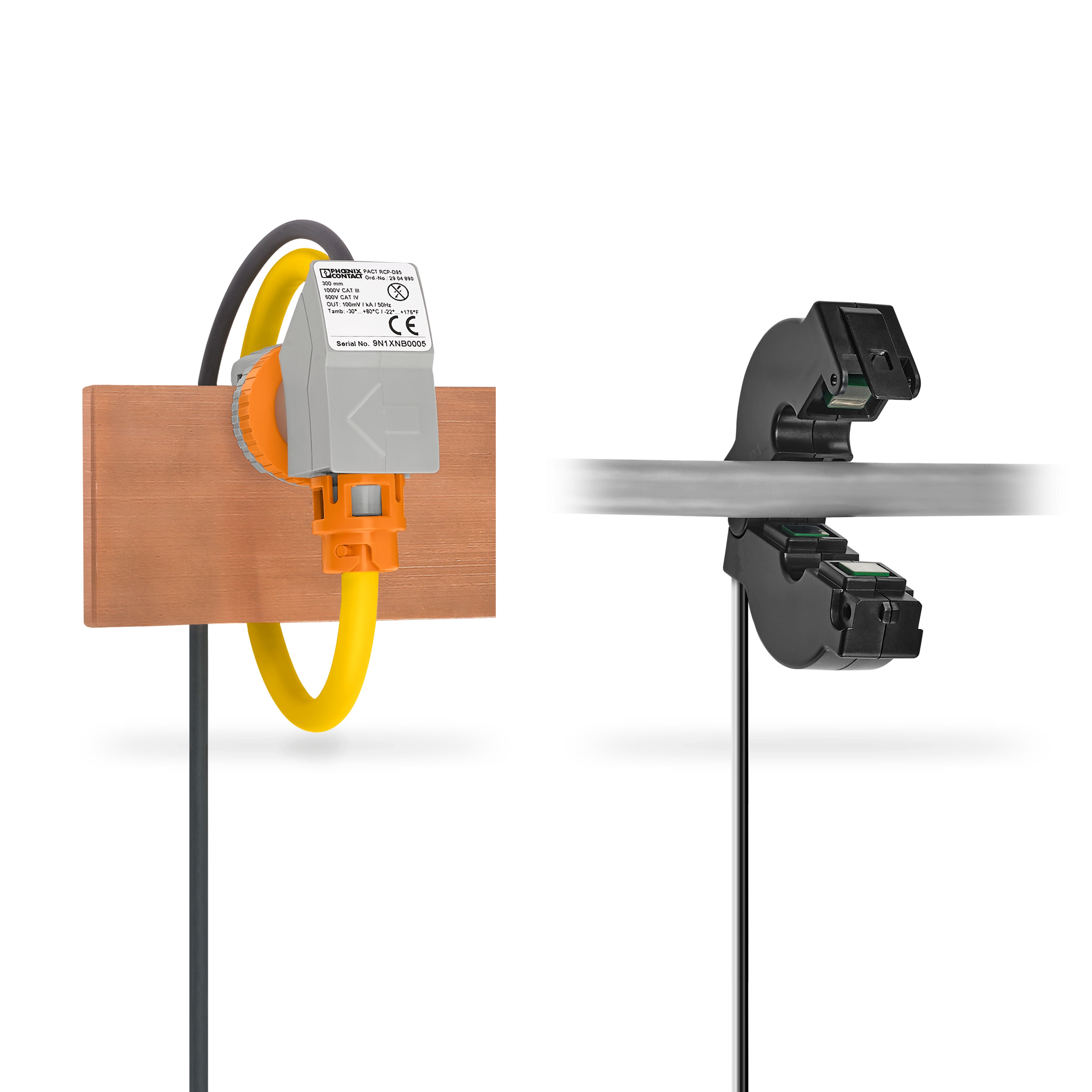 PACT current transformers, Rogowski coils, and retrofit current measurement solutions for energy monitoring.
