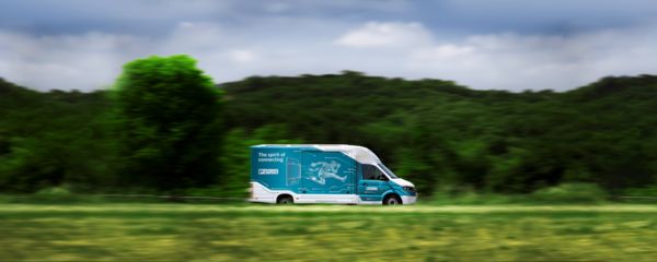 Demobilen for apparattilslutningsteknik og huse fra Phoenix Contact
