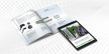 인쇄된 형태 및 E-paper로 제공되는 E-mobility 브로셔