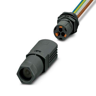 IPD WD 3P2,5 0,5 M20 BK - Panel feed-through (1047348)