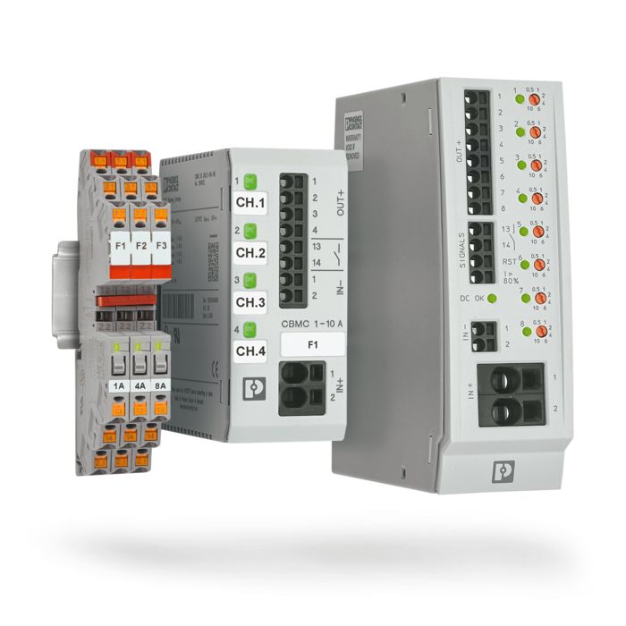 Electronic circuit breakers for trains