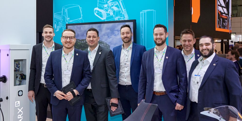 Phoenix Contact’s e-mobility trade fair team