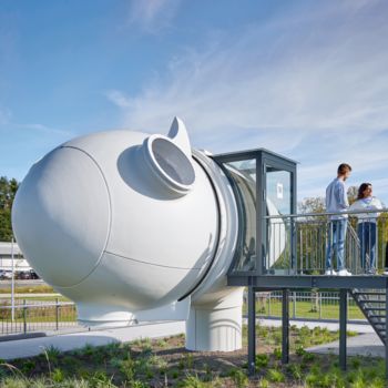 Turbina eolica nell'All Electric Society Park