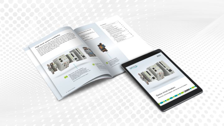 Cover image of the Device circuit breakers product brochure