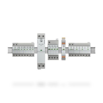 Overspanningsbeveiligingsmodules voor de voeding op DIN-rail