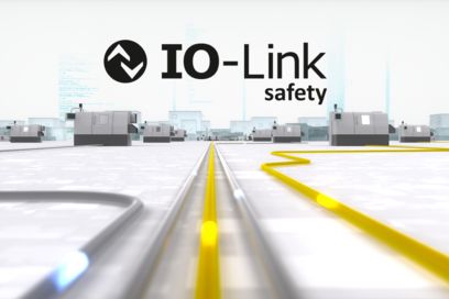 Rendering di macchine industriali collegate tramite IO-Link