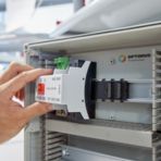 Boîtier électronique sur rail DIN modulaire BC avec connecteur de bus sur rail DIN 