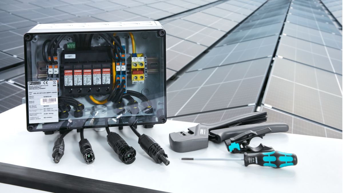 Generatortilslutningskasse med store fieldstik