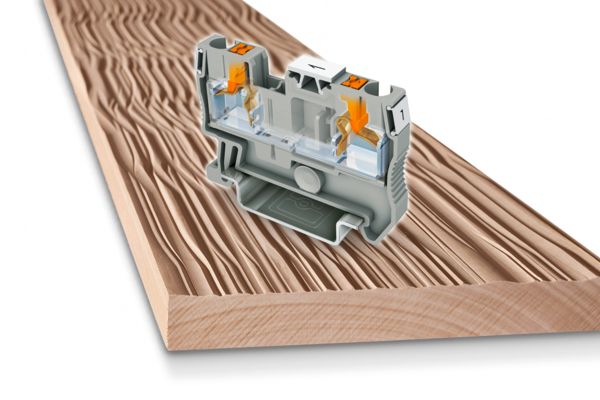Blocuri terminale modulare push-in pentru prelucrarea lemnului masiv