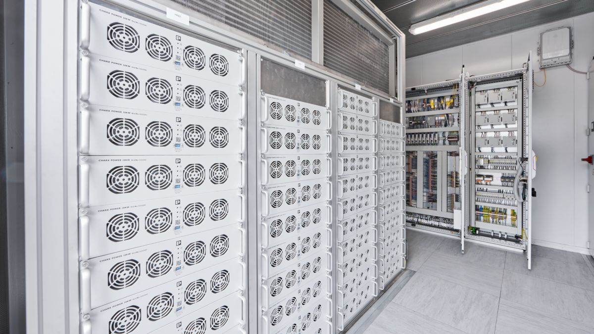 Kapcsolószekrények egy Power-to-X létesítményben