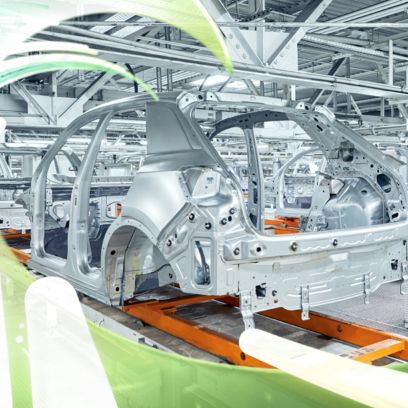 Produzione di carrozzerie nell'industria automobilistica