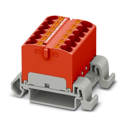 PTFIX 12X4-NS35A RD - Distribution block - 3273684 | Phoenix Contact