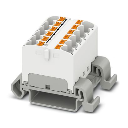 PTFIX 12X4-NS35A WH - Distribution block - 3273692 | Phoenix Contact