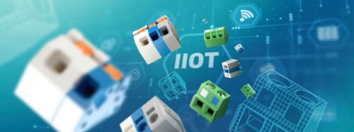 vários PCBs com uma imagem de fundo relacionada com IIOT