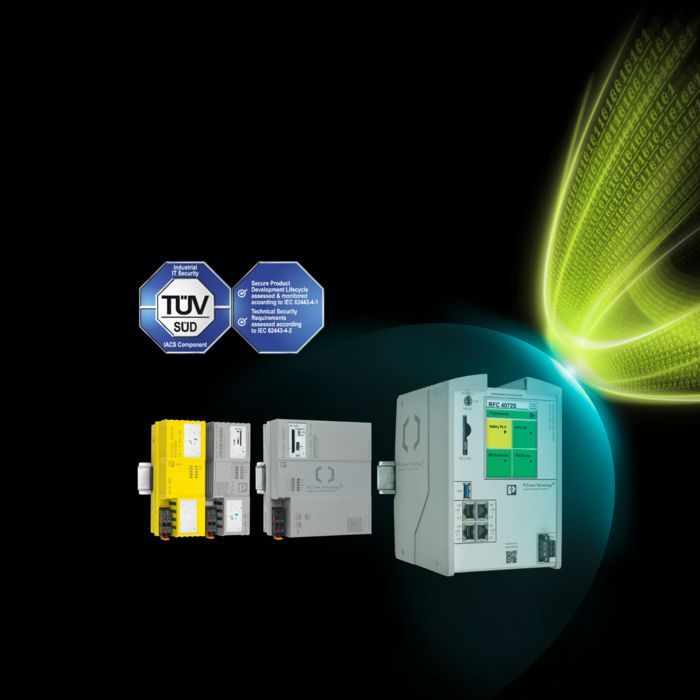 PLCnext&nbsp;Control with TÜV security seal