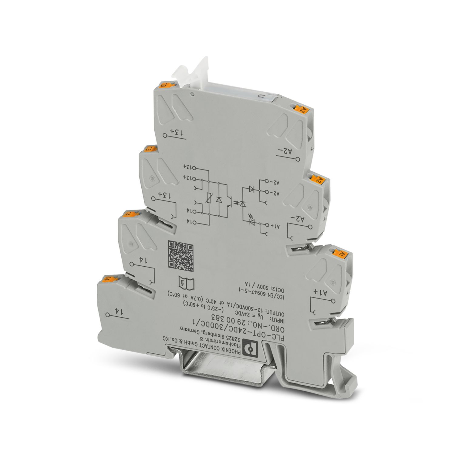 PLC-OPT- 24DC/300DC/1 - Модуль полупроводникового реле - 2900383 | Phoenix  Contact